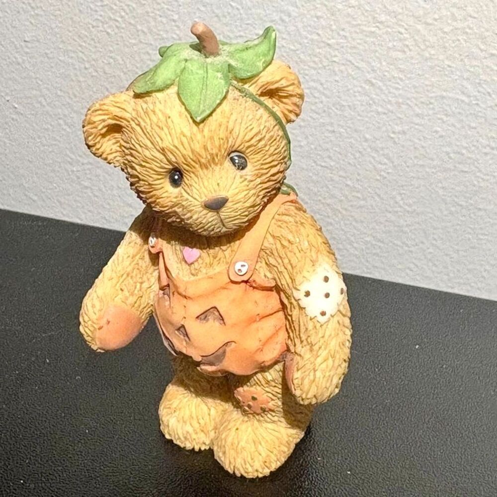 Vintage 2000 Cherished Teddies Adelaide Halloween Pumpkin Bear 798835